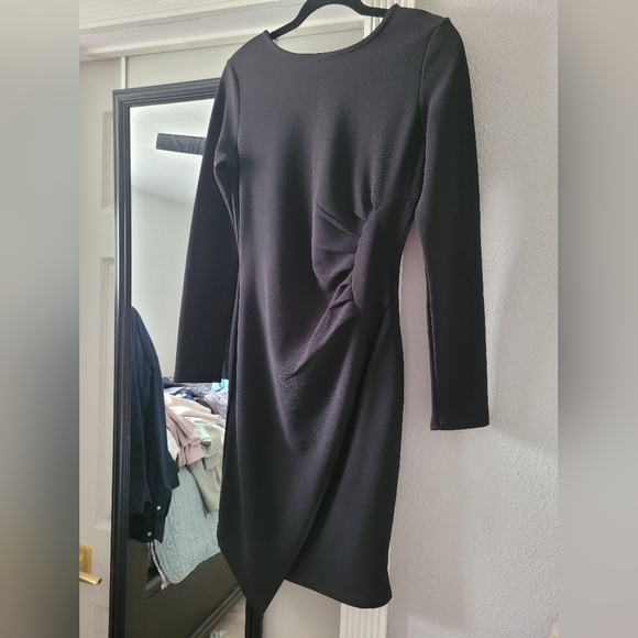 SALE 💰 🛍️ Black Long Sleeve Dress M - Picture 3 of 5